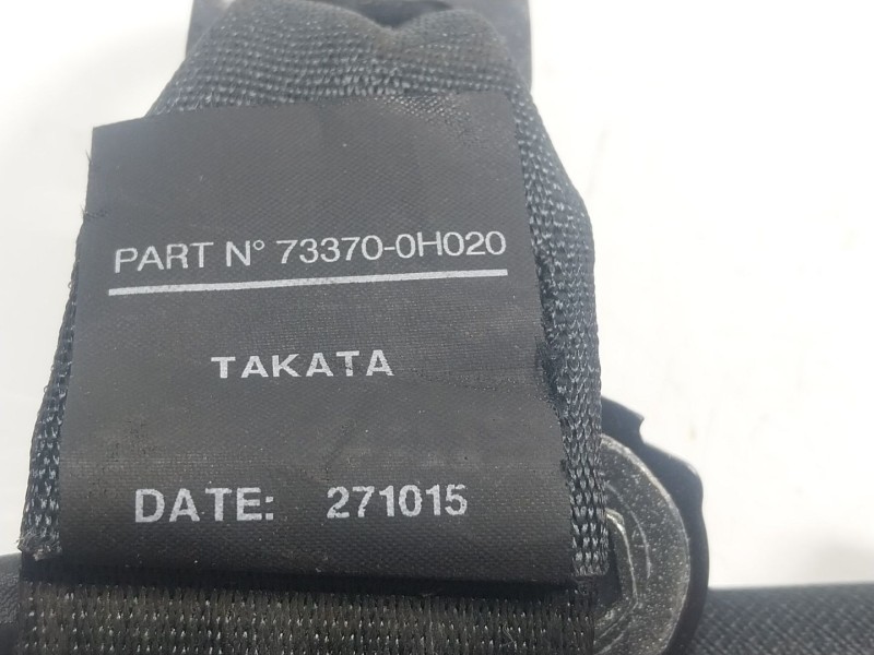 Recambio de cinturon seguridad trasero izquierdo para toyota aygo (_b4_) 1.0 (kgb40) referencia OEM IAM 733700H020C0 733700H020 