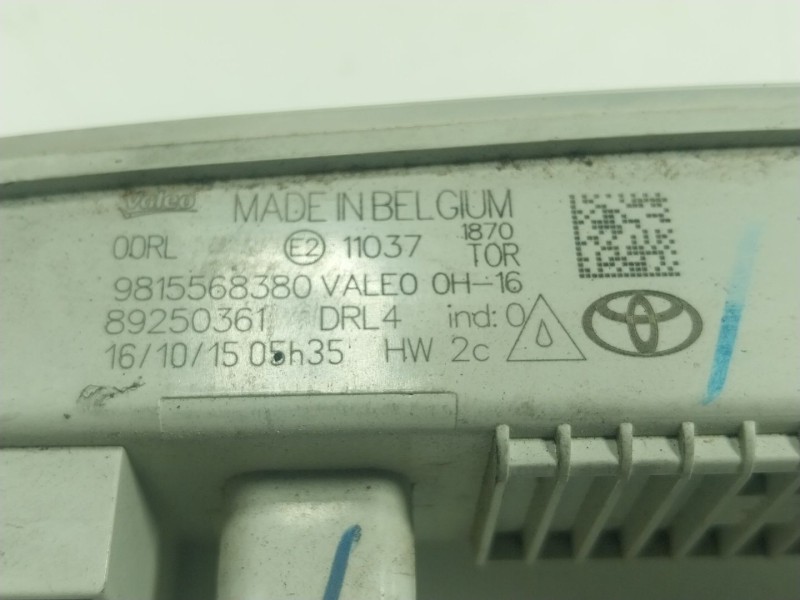 Recambio de faro luz diurna derecho para toyota aygo (_b4_) 1.0 (kgb40) referencia OEM IAM 814300H010 981556830 