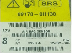 Recambio de centralita airbag para toyota aygo (_b4_) 1.0 (kgb40) referencia OEM IAM 891700H130 891700H130  2