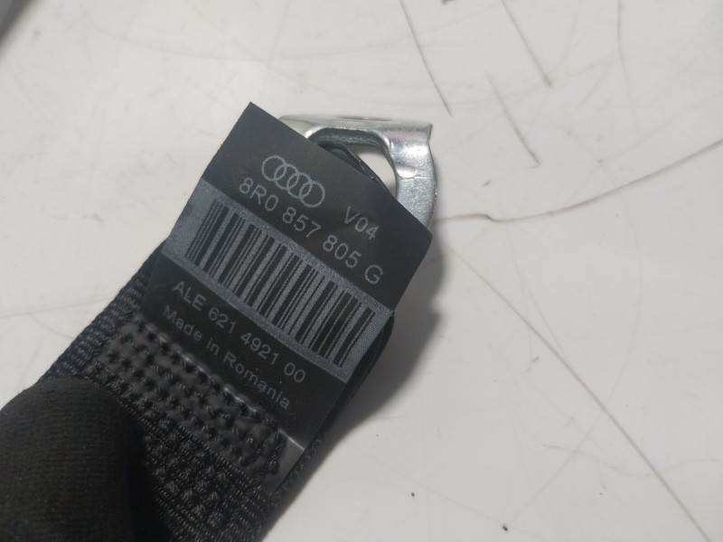 Recambio de cinturon seguridad trasero derecho para audi q5 (8rb) 2.0 tdi referencia OEM IAM  8R0857805G 