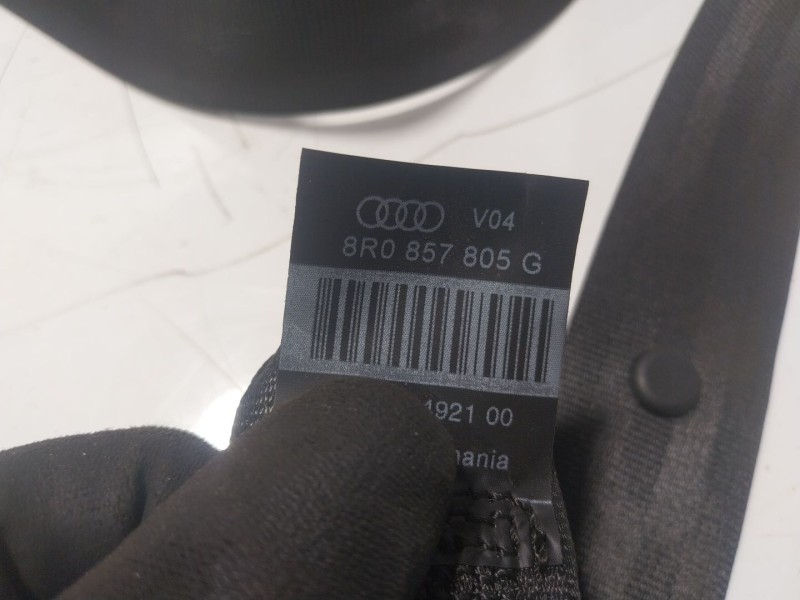 Recambio de cinturon seguridad trasero izquierdo para audi q5 (8rb) 2.0 tdi referencia OEM IAM  8R0857805G 