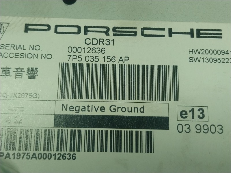 Recambio de sistema navegacion gps para porsche cayenne (92a) 3.0 diesel referencia OEM IAM  7P5035156AP 