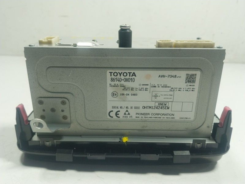 Recambio de sistema audio / radio cd para toyota aygo (_b4_) 1.0 (kgb40) referencia OEM IAM 861400H010 861400H010 