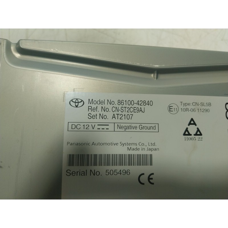 Recambio de sistema navegacion gps para toyota rav 4 v van (_a5_, _h5_) 2.5 hybrid (axah52) referencia OEM IAM 8610042840 861004