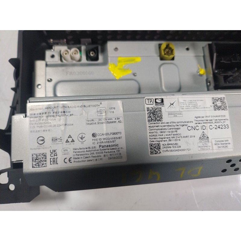 Recambio de pantalla multifuncion para seat leon sportstourer (kl8) 2.0 tdi 85kw referencia OEM IAM  5FA035875D 