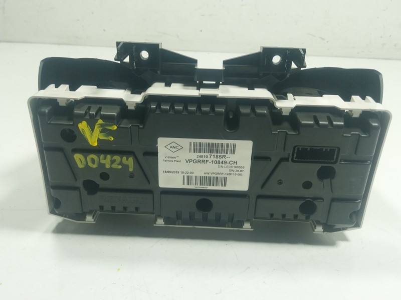 Recambio de cuadro instrumentos para renault clio iv (bh_) 0.9 tce 90 referencia OEM IAM 248107185R 248107185R 
