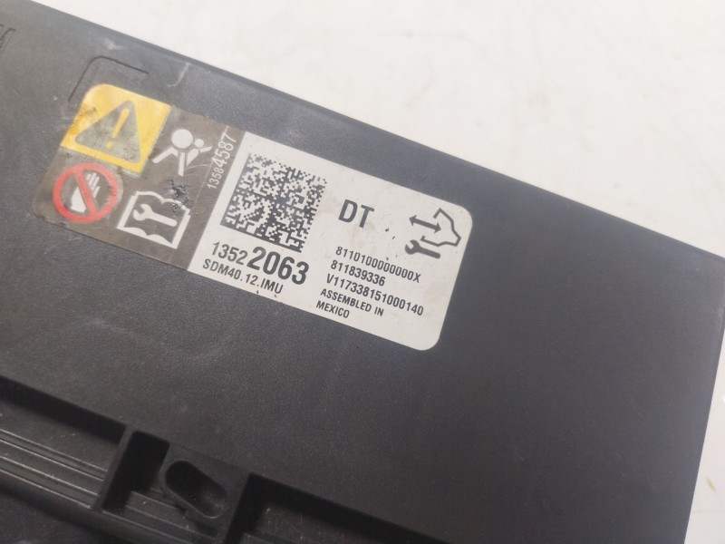 Recambio de centralita airbag para opel mokka / mokka x (j13) 1.4 (_76) referencia OEM IAM  13522063 