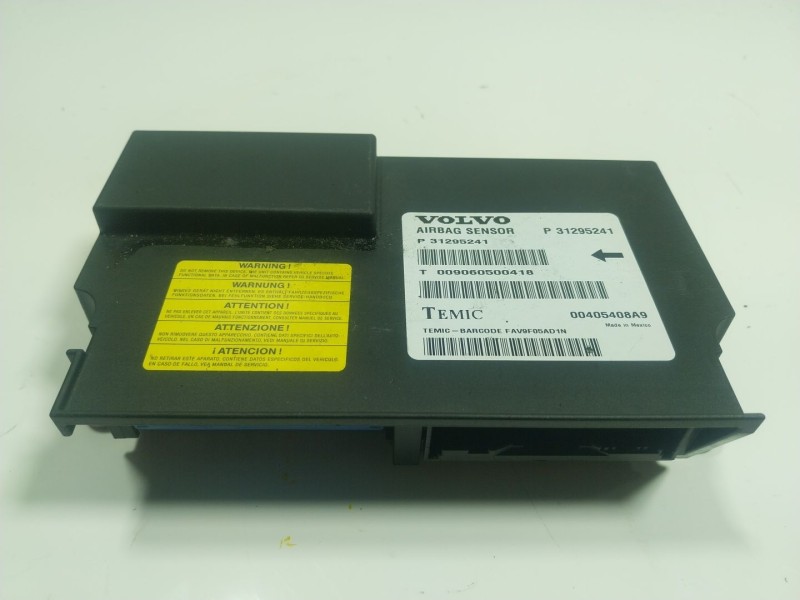 Recambio de centralita airbag para volvo xc60 i suv (156) d5 awd referencia OEM IAM  31295241 