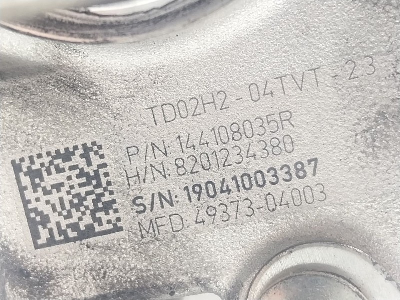 Recambio de turbocompresor para renault clio iv (bh_) 0.9 tce 90 referencia OEM IAM 144108035R 144108035R 