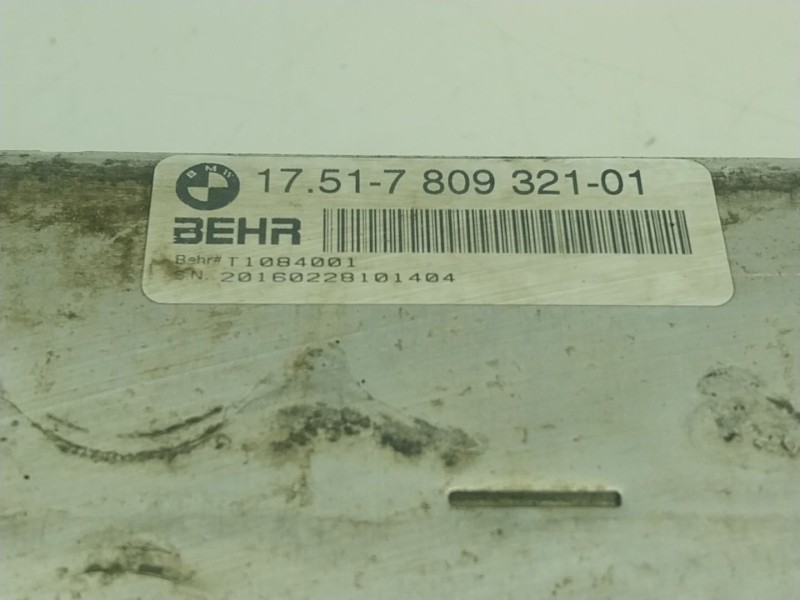 Recambio de intercooler para bmw x5 (f15, f85) xdrive 25 d referencia OEM IAM  780932101 