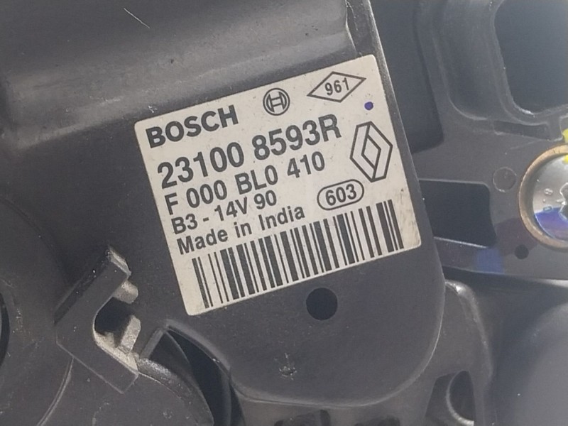 Recambio de alternador para renault clio iv (bh_) 0.9 tce 90 referencia OEM IAM 231002854R 231008593R 