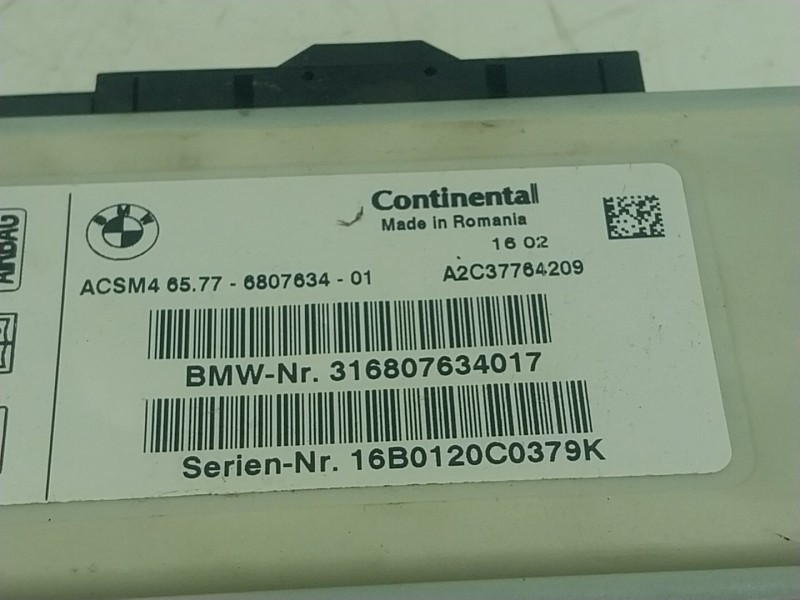 Recambio de modulo electronico para bmw x5 (f15, f85) xdrive 25 d referencia OEM IAM  316807634017 