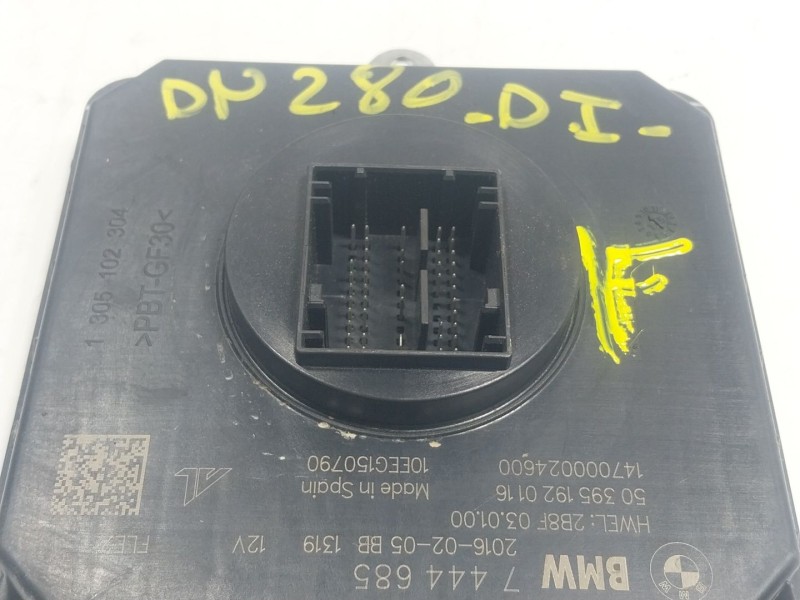 Recambio de centralita faros xenon para bmw x5 (f15, f85) xdrive 25 d referencia OEM IAM  7444685 
