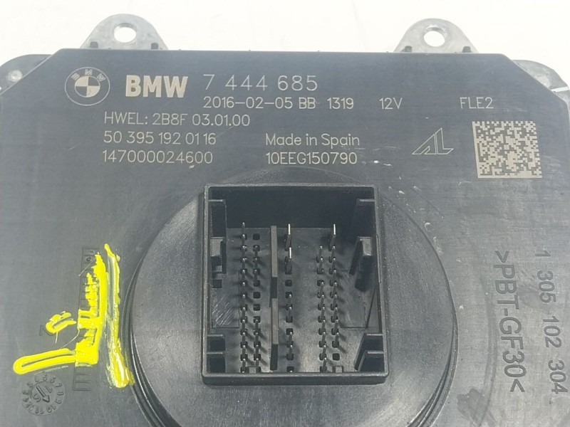 Recambio de centralita faros xenon para bmw x5 (f15, f85) xdrive 25 d referencia OEM IAM  7444685 