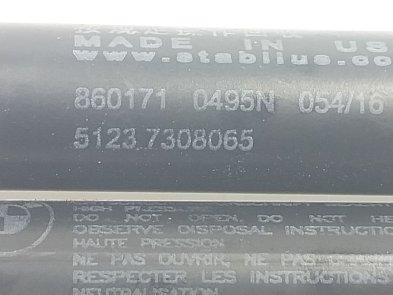 Recambio de amortiguador capot para bmw x5 (f15, f85) xdrive 25 d referencia OEM IAM  7308065 