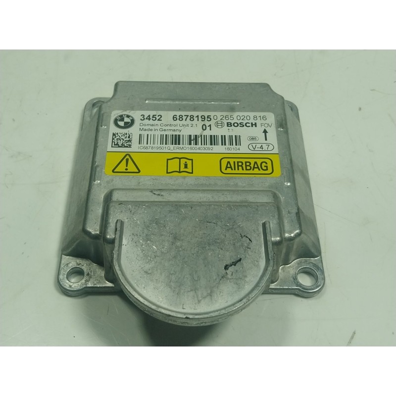 Recambio de centralita airbag para bmw x5 (f15, f85) xdrive 25 d referencia OEM IAM  687819501 