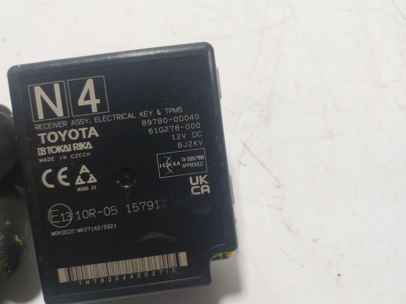 Recambio de modulo electronico para toyota yaris cross (mxp_) 1.5 hybrid (mxpj10) referencia OEM IAM  897B00D040 