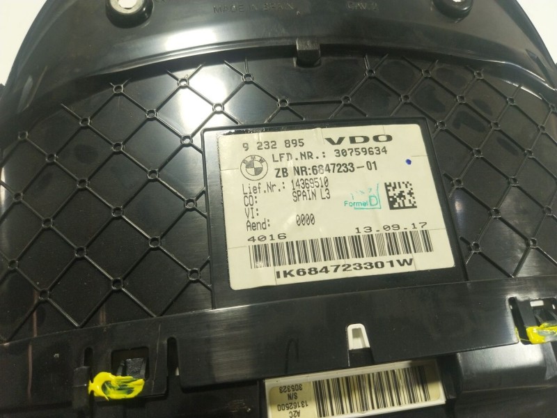 Recambio de cuadro instrumentos para bmw 3 touring (f31) 320 d referencia OEM IAM  9232895 