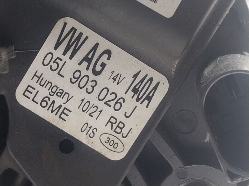 Recambio de alternador para volkswagen tiguan (ad1, ax1) 2.0 tdi referencia OEM IAM  05L903026J 