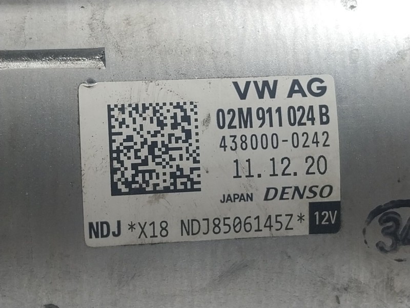 Recambio de motor arranque para volkswagen tiguan (ad1, ax1) 2.0 tdi referencia OEM IAM  02M911024B 
