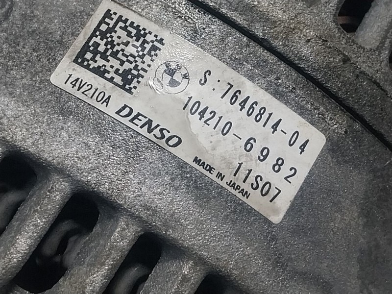 Recambio de alternador para bmw x5 (f15, f85) xdrive 25 d referencia OEM IAM  764681404 