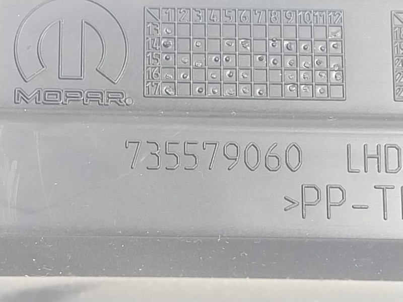 Recambio de guantera para jeep renegade suv (bu, b1, bv) 1.0 t-gdi referencia OEM IAM  735579060 