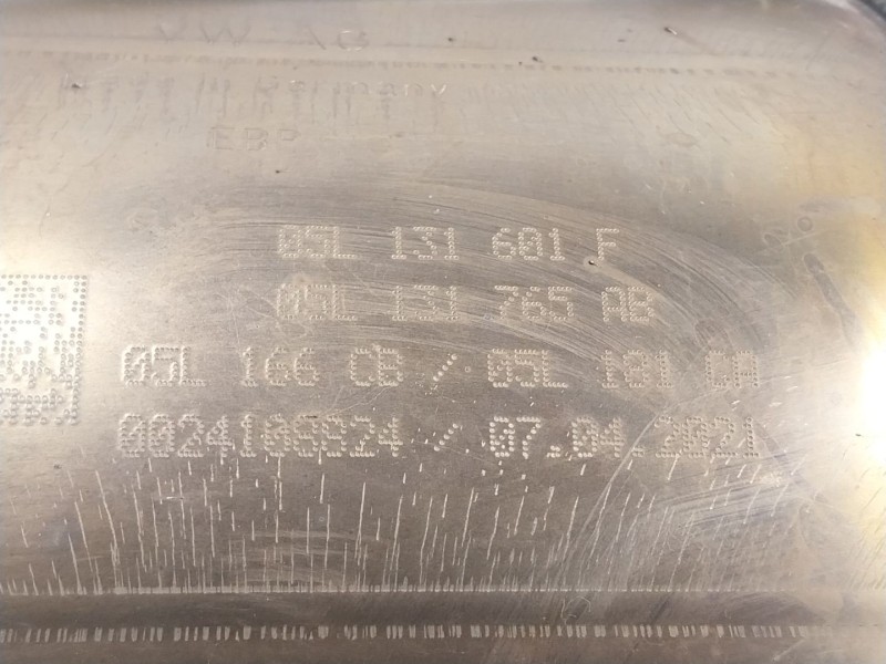 Recambio de filtro de particulas para volkswagen tiguan (ad1, ax1) 2.0 tdi referencia OEM IAM  05L131601F 