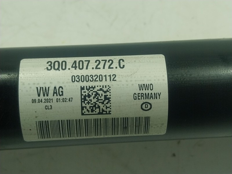 Recambio de transmision derecha para volkswagen tiguan (ad1, ax1) 2.0 tdi referencia OEM IAM  3Q0407272C 
