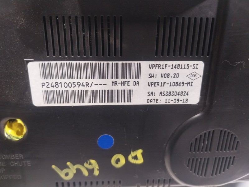 Recambio de cuadro instrumentos para renault kadjar (ha_, hl_) 1.3 tce 140 referencia OEM IAM  248100594R 