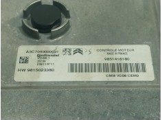 Recambio de centralita motor uce para citroën c3 aircross ii (2r_, 2c_) 1.2 puretech 110 (2rhnzb, 2rhnzw, 2rhnpx, 2rhnpj) refere 2