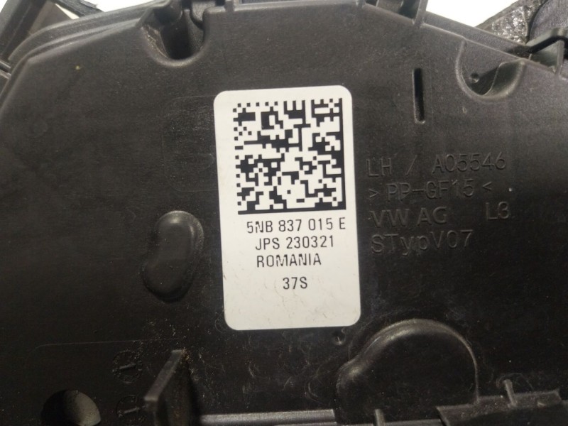 Recambio de cerradura puerta delantera izquierda para volkswagen tiguan (ad1, ax1) 2.0 tdi referencia OEM IAM  5NB837015E 