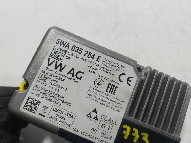 Recambio de modulo electronico para volkswagen tiguan (ad1, ax1) 2.0 tdi referencia OEM IAM  5WA035284E 