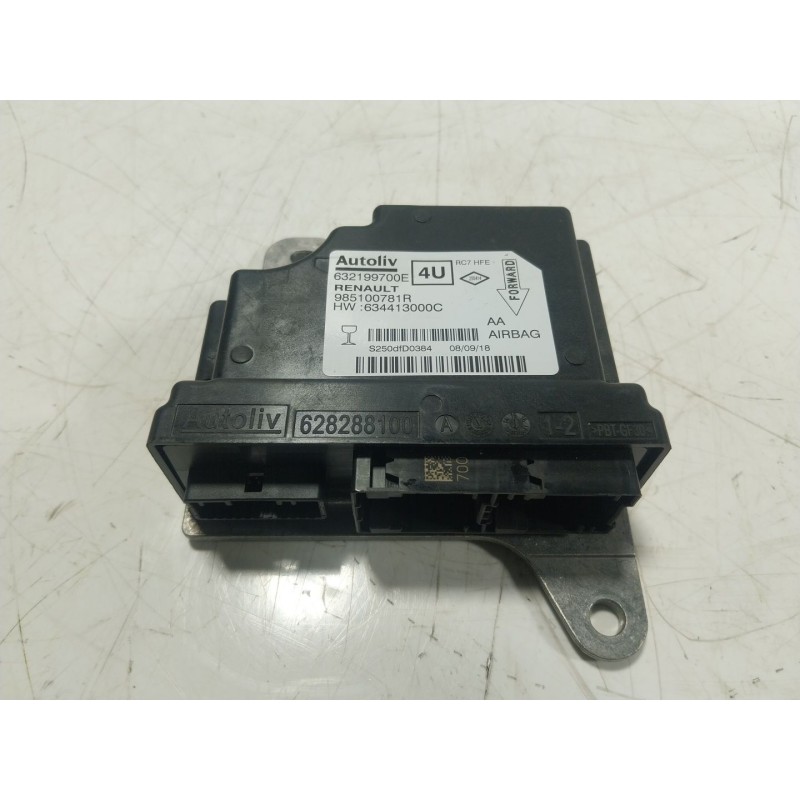 Recambio de centralita airbag para renault kadjar (ha_, hl_) 1.3 tce 140 referencia OEM IAM  985100781R 