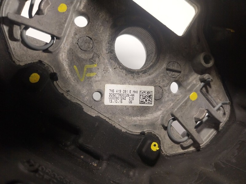 Recambio de volante para seat alhambra (710, 711) 2.0 tdi referencia OEM IAM 7N5419091EMHK 7N5419091E 