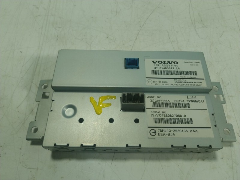 Recambio de pantalla multifuncion para volvo v60 ii (225) b4 mild-hybrid referencia OEM IAM 36011463 31483612AA 