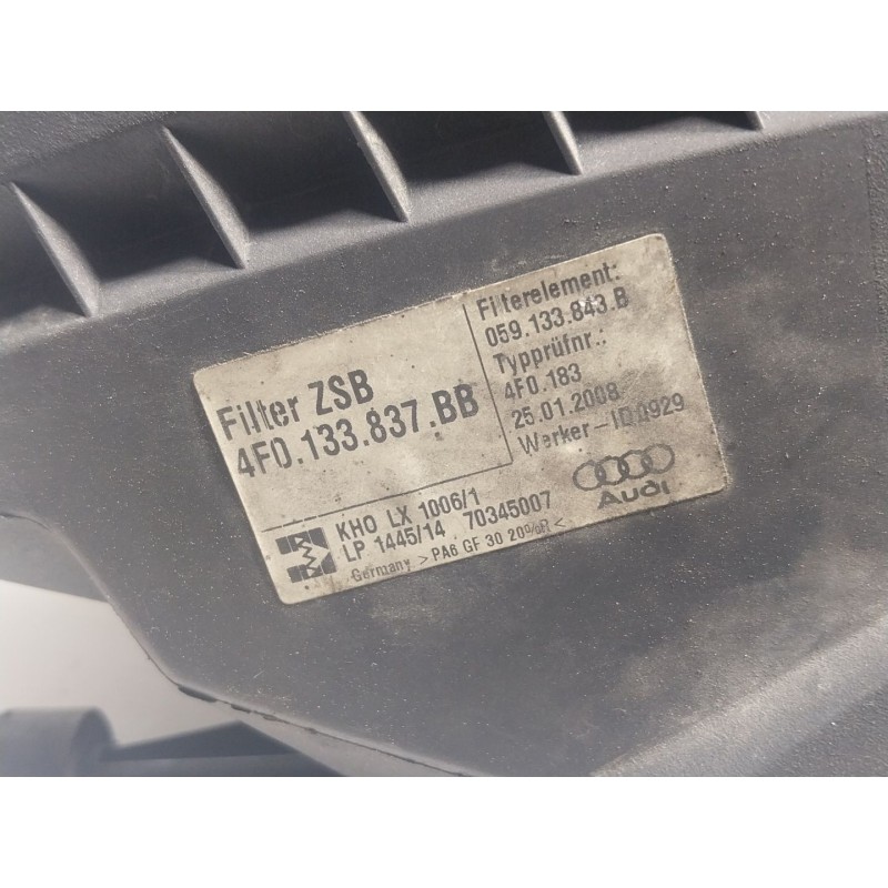 Recambio de filtro aire para audi a6 allroad c6 (4fh) 3.0 tdi quattro referencia OEM IAM 4F0133837BB 4F0133837BB 