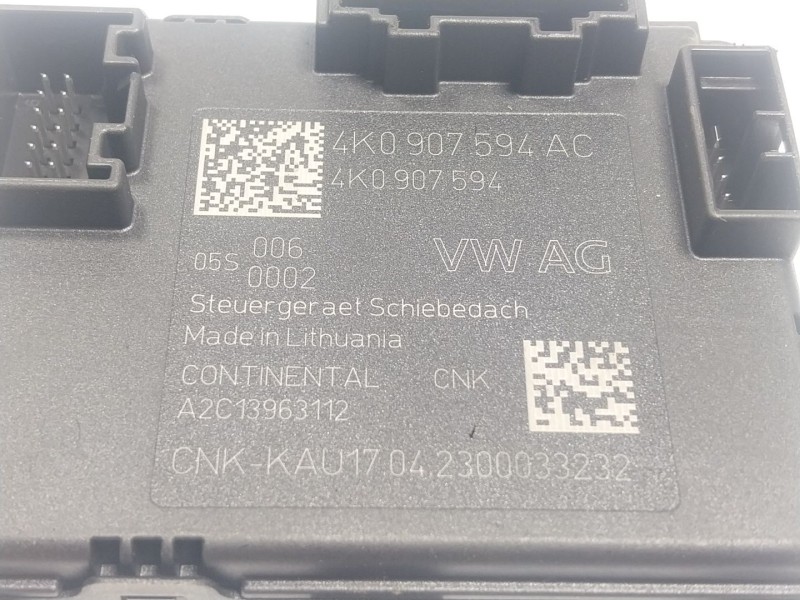 Recambio de modulo electronico para volkswagen touran (5t1) 2.0 tdi referencia OEM IAM  4K0907594AC 