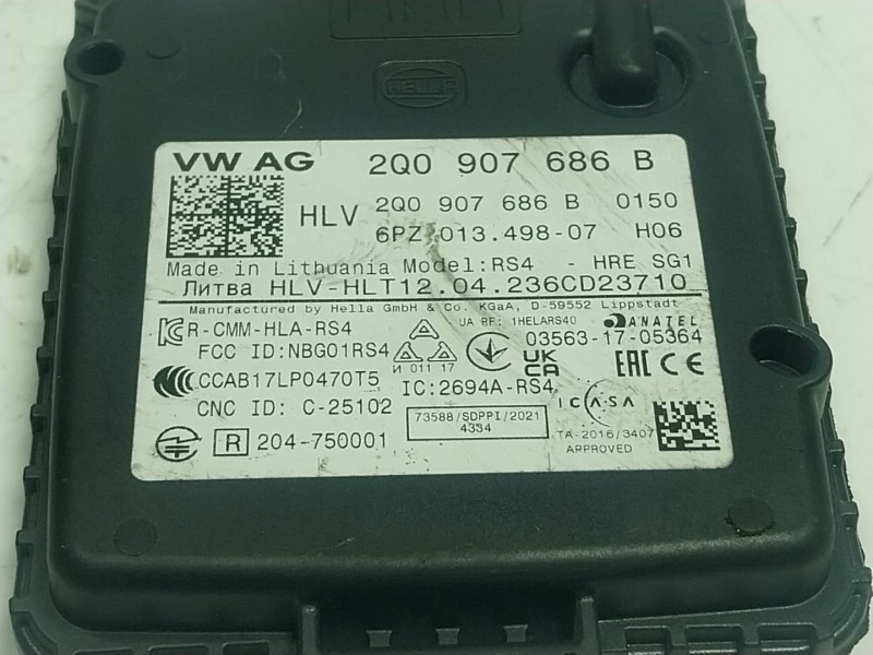 Recambio de modulo electronico para volkswagen touran (5t1) 2.0 tdi referencia OEM IAM  2Q0907686B 