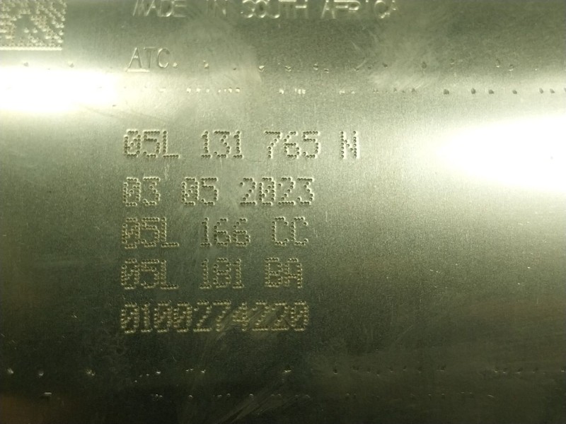 Recambio de filtro de particulas para volkswagen touran (5t1) 2.0 tdi referencia OEM IAM  05L131765N 