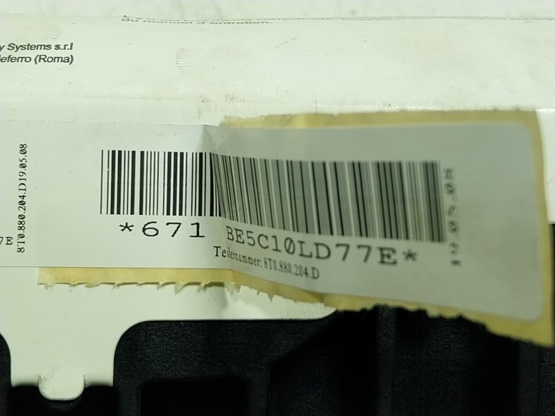 Recambio de airbag delantero derecho para audi a4 b8 (8k2) 1.8 tfsi referencia OEM IAM  8T0880204D 