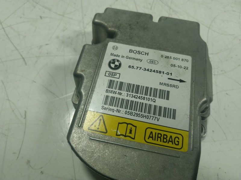 Recambio de centralita airbag para bmw x3 (e83) 2.0 d referencia OEM IAM  6577342458101 