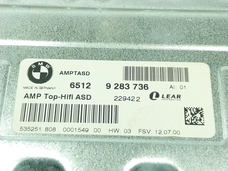 Recambio de modulo electronico para bmw x6 (e71, e72) m 50 d referencia OEM IAM  9283736 