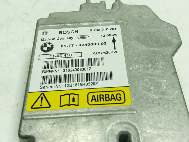 Recambio de centralita airbag para bmw x6 (e71, e72) m 50 d referencia OEM IAM  924008302 