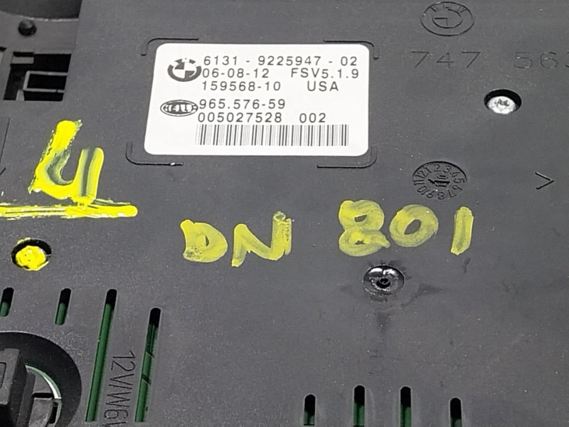 Recambio de piloto interior para bmw x6 (e71, e72) m 50 d referencia OEM IAM  922594702 