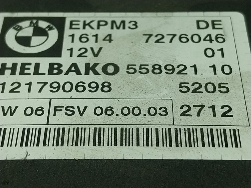 Recambio de modulo electronico para bmw x6 (e71, e72) m 50 d referencia OEM IAM  727604601 