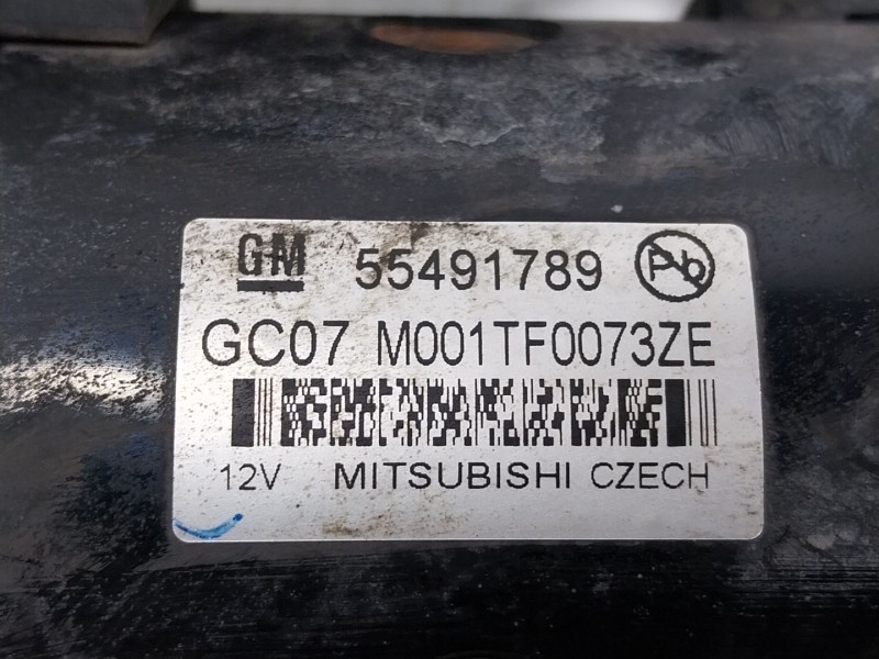 Recambio de motor arranque para opel astra k (b16) 1.6 cdti (68) referencia OEM IAM  55491789 