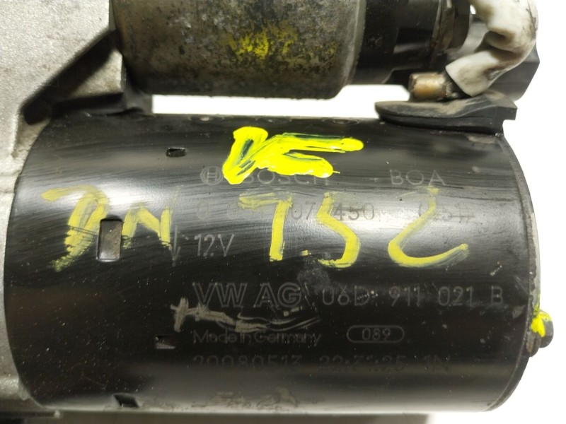 Recambio de motor arranque para audi a4 b8 (8k2) 1.8 tfsi referencia OEM IAM  06D911021B 