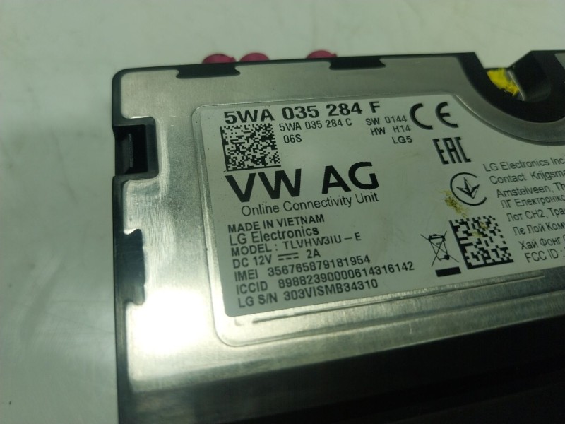 Recambio de modulo electronico para cupra leon (kl1, ku1) 1.5 etsi referencia OEM IAM  5WA035284F 