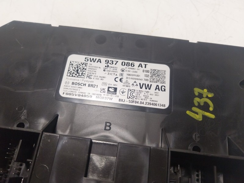 Recambio de modulo electronico para cupra leon (kl1, ku1) 1.5 etsi referencia OEM IAM  5WA937086AT 