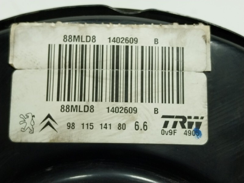 Recambio de servofreno para peugeot 2008 i (cu_) 1.2 vti referencia OEM IAM  9811514180 